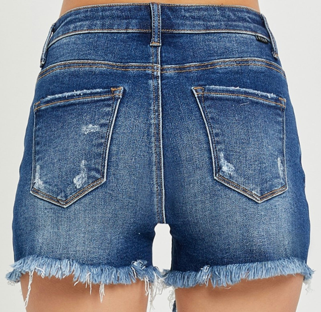 Ivy High rise Denim Shorts