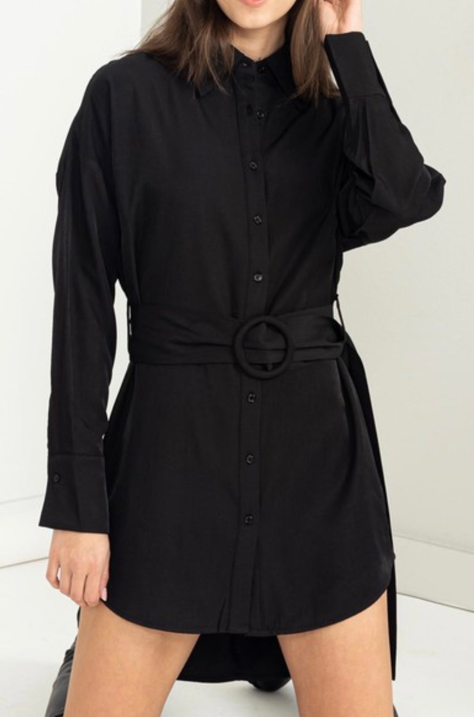 Georgette Shirt Dress