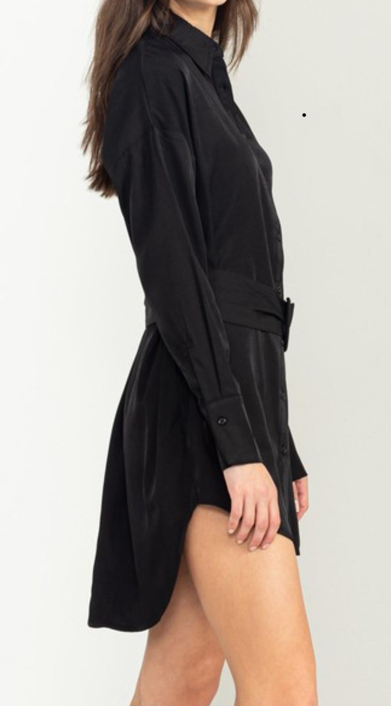 Georgette Shirt Dress