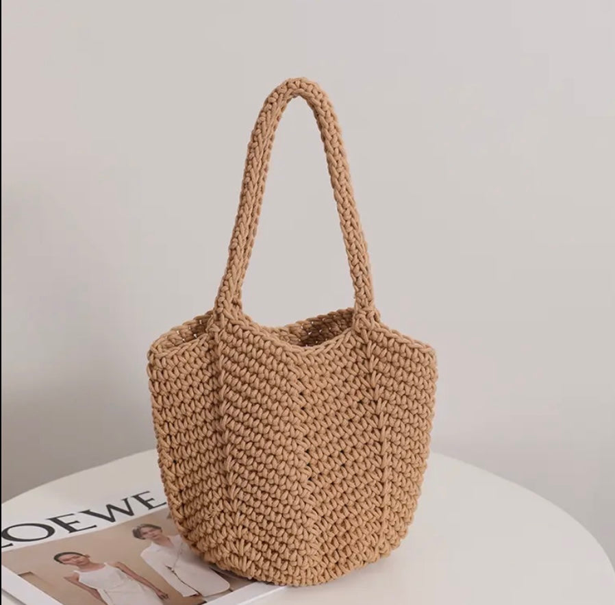 Kayla Woven Handbag