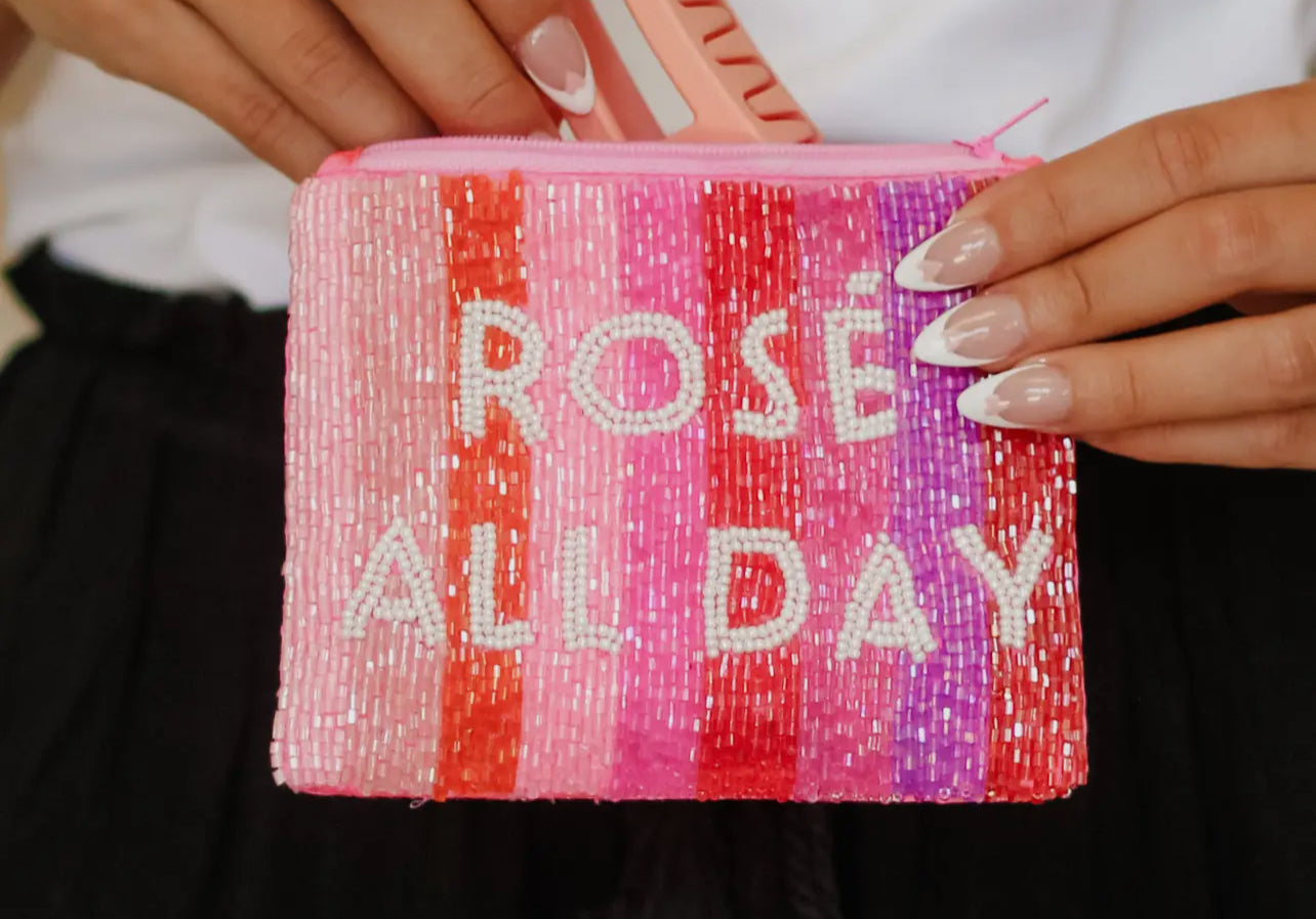 Rose All Day coin purse