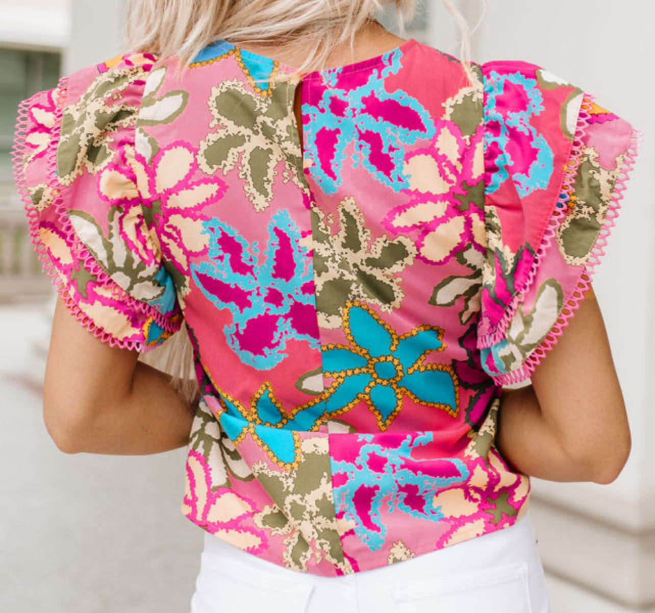 Splash of Floral Joy Top