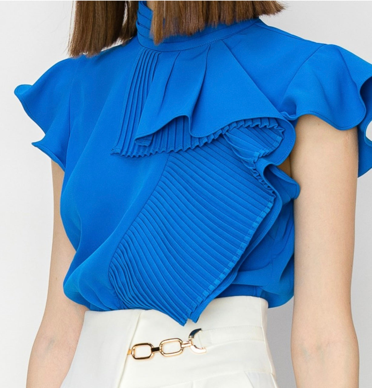 Perfect Perception Ruffle Top