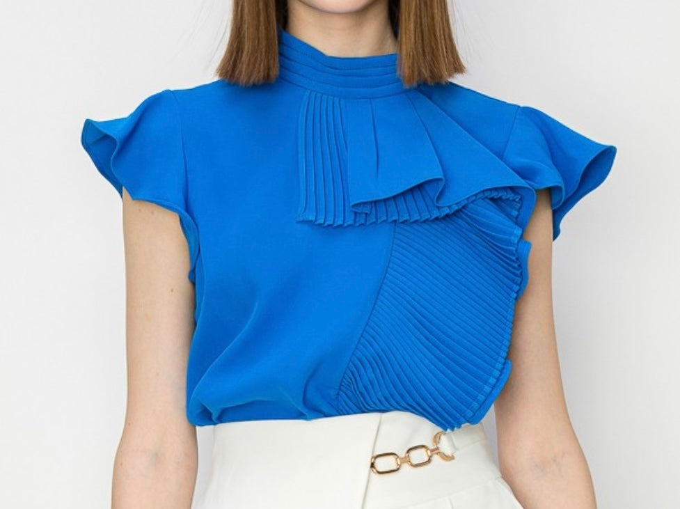 Perfect Perception Ruffle Top