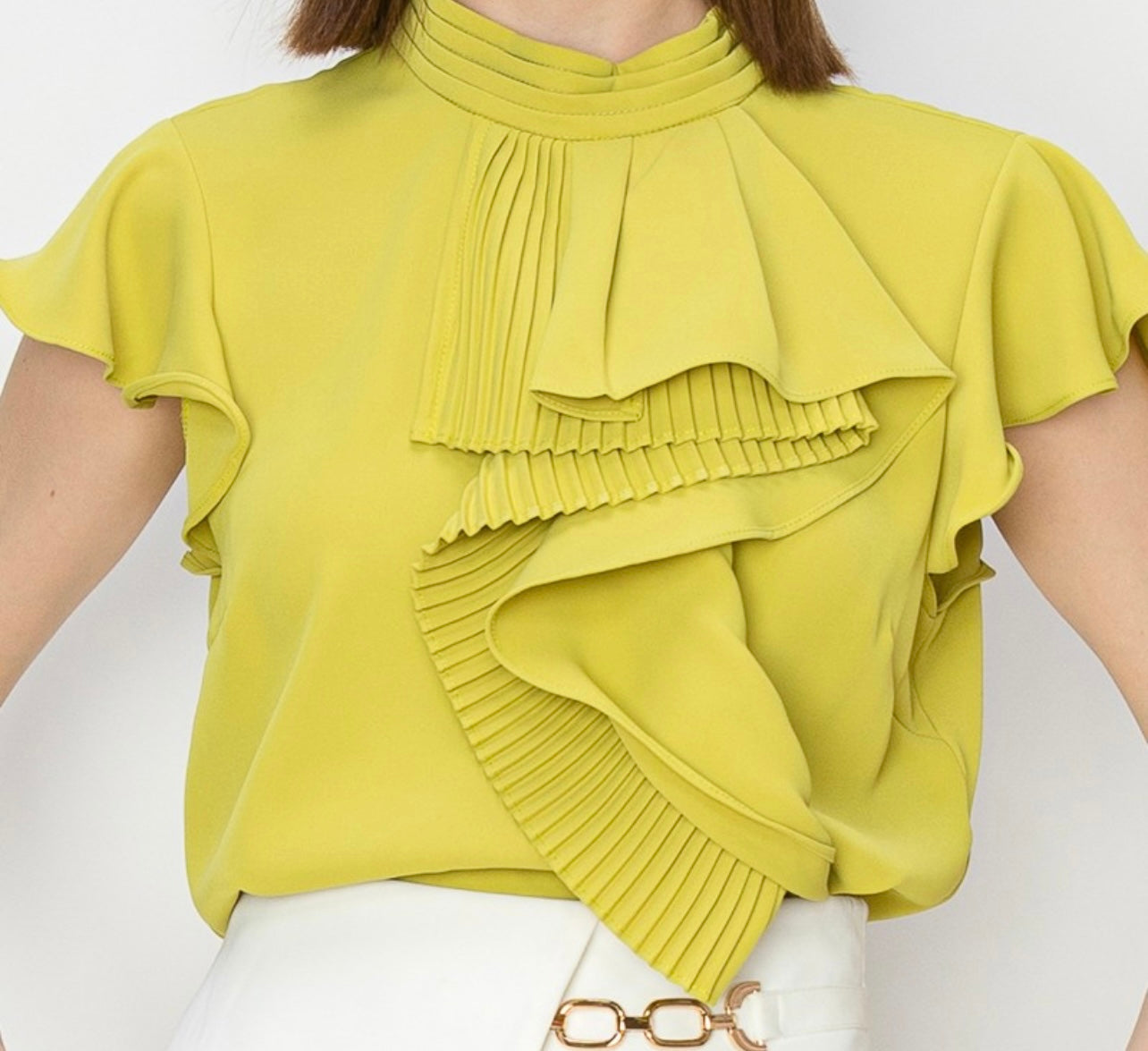 Perfect Perception Ruffle Top